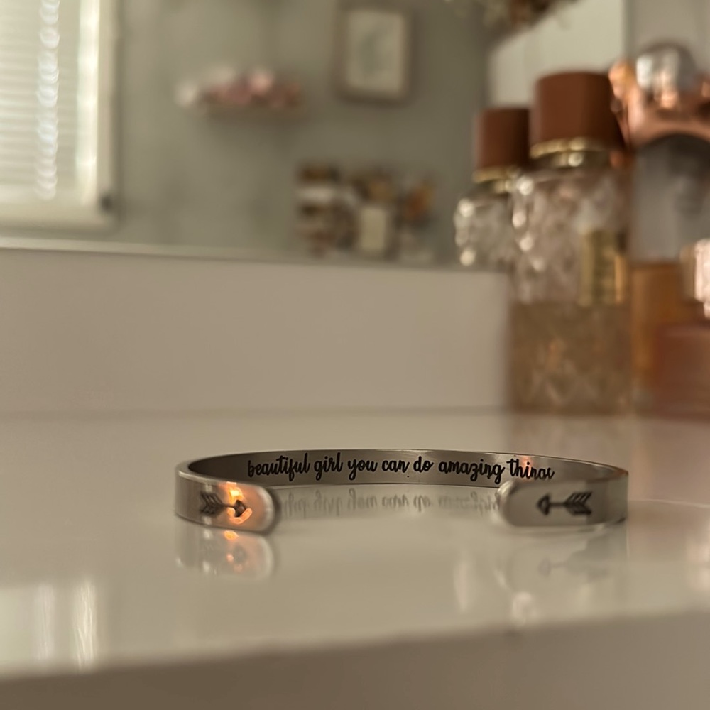 silver bracelet - one size fits all